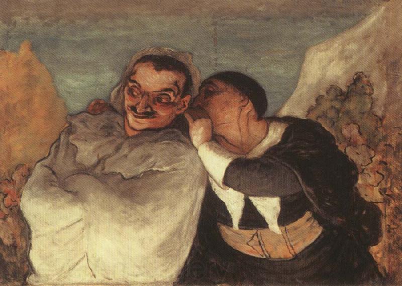 Honore Daumier Crispin and Scapin